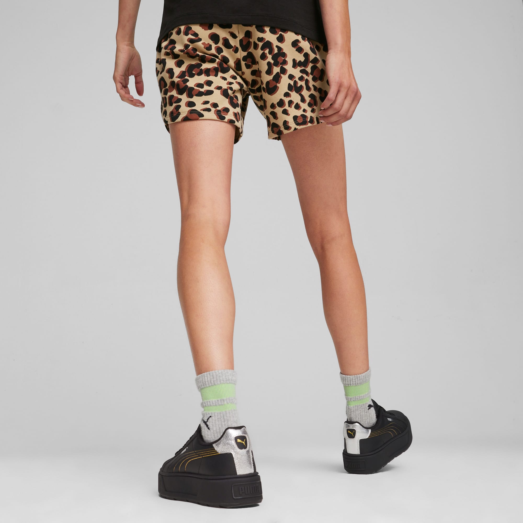 Women s ESS ANIMAL print shorts PUMA